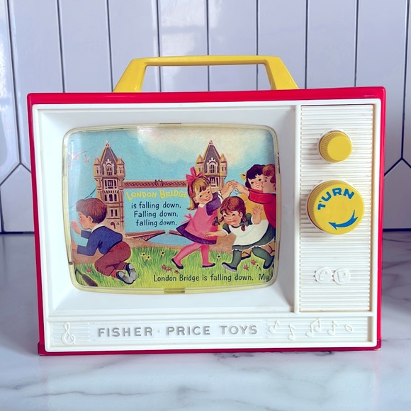 Fisher-Price Other - Vintage 1966 Fisher Price Giant Screen-Music Box TV #114